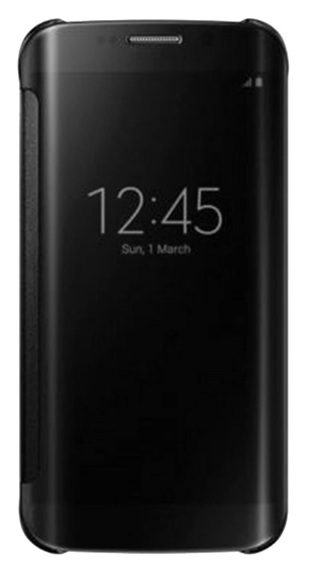 Ancus Mirror Book Case for Samsung Galaxy S6 (SM-G920F) (Black) (Ancus)