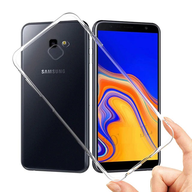 Silicone Back Cover Case for Samsung Galaxy J4 PRIME / J4 Plus / J415 Clear (OEM)