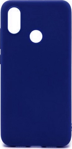 Xiaomi Redmi Note 6 Pro Silicone Back Cover - Dark Blue (oem) for Xiaomi Redmi Note 6 Pro Dark