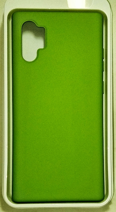 Silicone Cover for Samsung Note 10 Pro Green Light