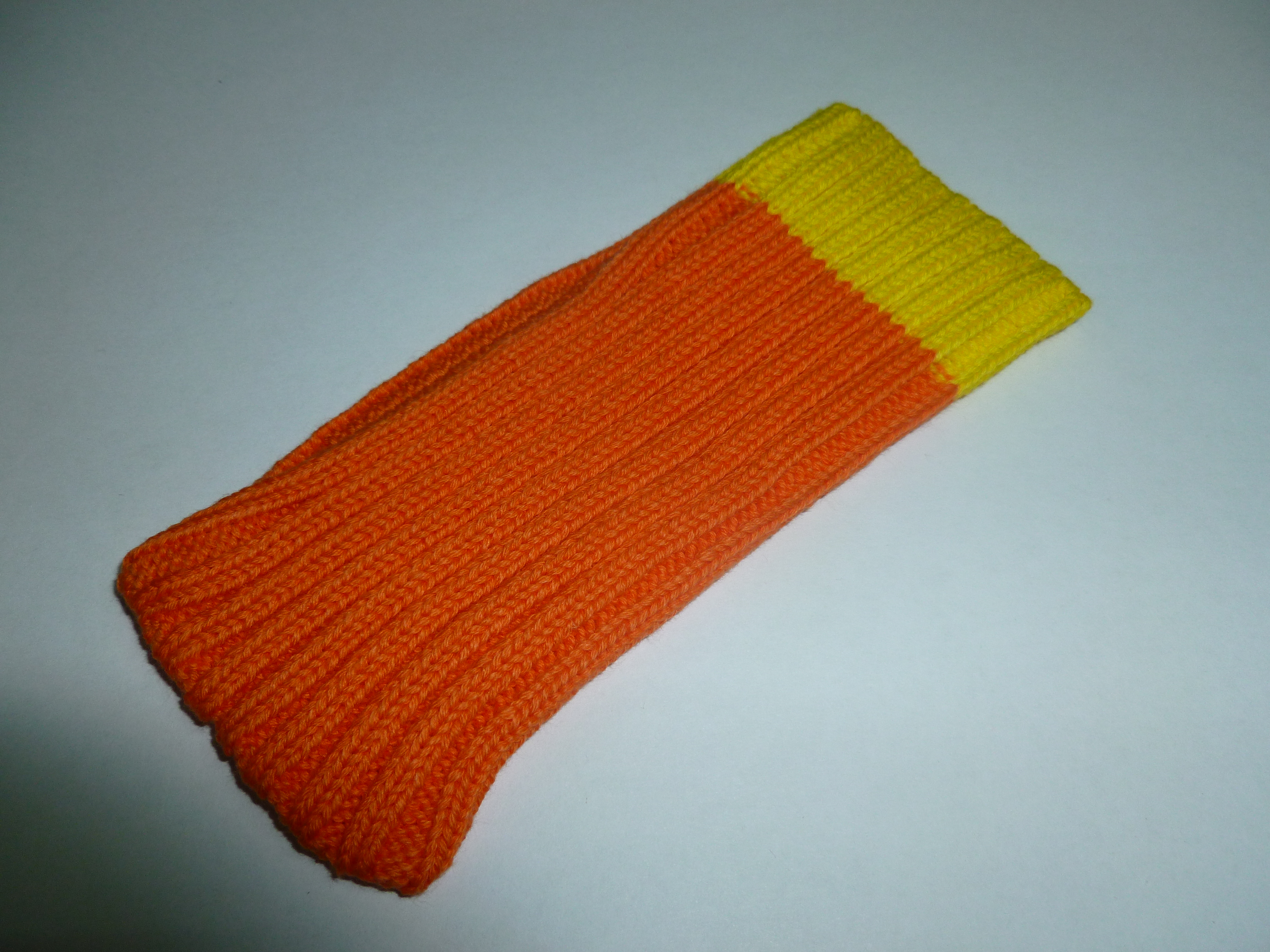 Orange & Yellow Sock Case for Medium Cell Phones (OEM) (Universal)