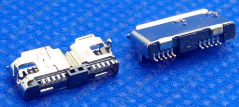 Socket Micro USB 3 Type P Θηλυκό για Κινητά και Σκληρούς Δίσκους (OEM)