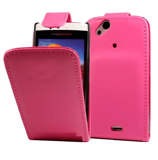 Sony Ericsson Xperia Arc X12 / Arc S Leather Flip Case Pink
