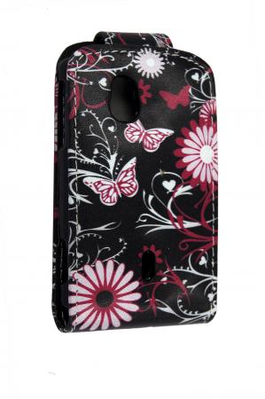 Sony Ericsson Xperia Mini Pro SK17i Leather Flip Case Butterflies
