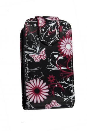 Sony Ericsson Xperia Mini Pro SK17i Leather Flip Case Butterflies