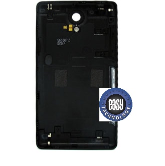 Sony LT30P Xperia T Battery Cover with side button and antenna in Black