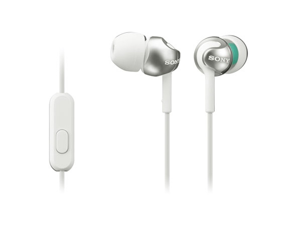 Sony In-Ear Headphones (MDR-EX110APW) (white) (EX Series)