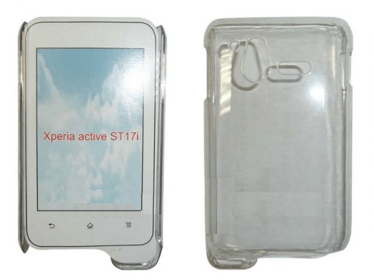 Sony Xperia Active St17i Clear Silicone Case