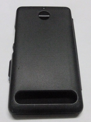 Sony Xperia E1 / E1 Dual - Magnetic Leather Case With Hard Back Cover Black (OEM)
