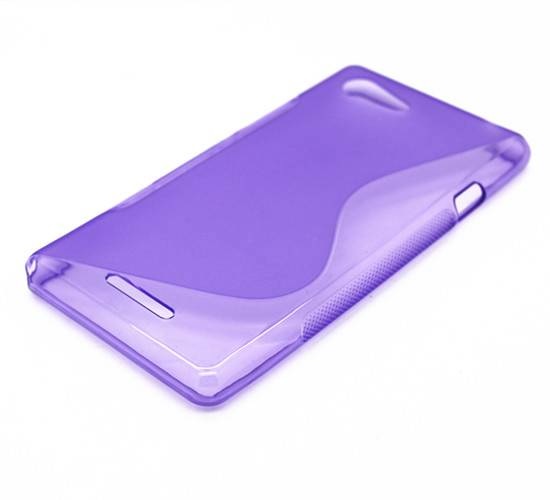Sony Xperia E3 TPU Gel S-Line Case (Purple) (OEM)