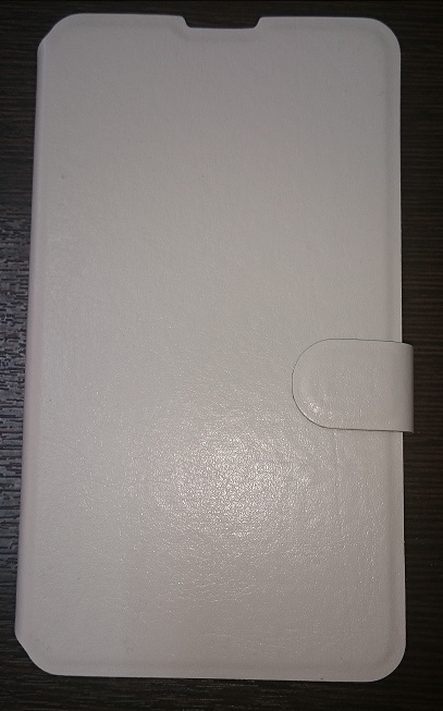 Sony Xperia E4 Leather Wallet Case with Stand (White) (OEM)