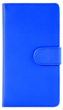 Sony Xperia E4g - Δερμάτινη Θήκη Πορτοφόλι Μπλέ (OEM)
