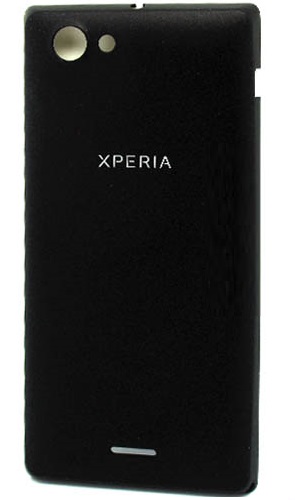 Sony Xperia J ST26i Battery Cover Black