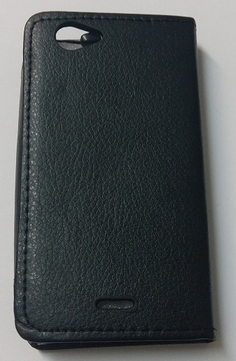 Sony Xperia J St26i - Δερμάτινη Θήκη Πορτοφόλι Με Μαγνητικό Flip Μαύρο (OEM)