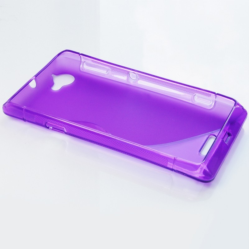 Sony Xperia L Gel TPU S-Line Case - Purple