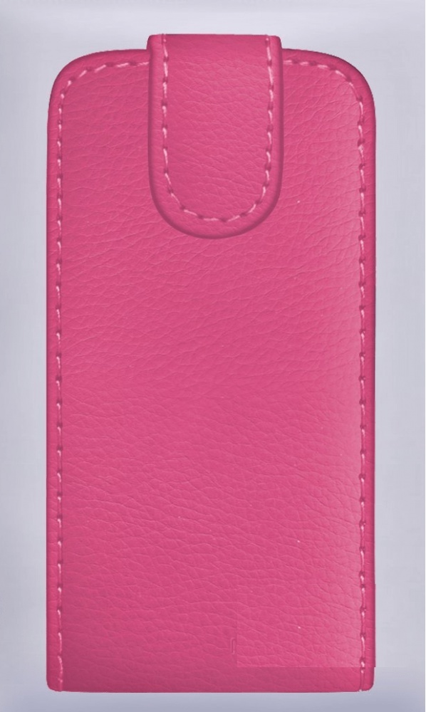Sony Xperia L Magenta Leather Flip Case