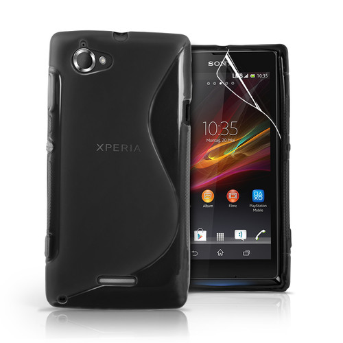Sony Xperia L Gel TPU Silicone Case - Black