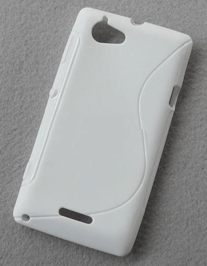 Sony Xperia L TPU Silicone Case - White