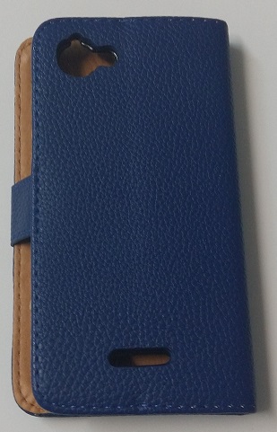 Sony Xperia L - Δερμάτινη Stand Θήκη Πορτοφόλι Μπλέ (OEM)