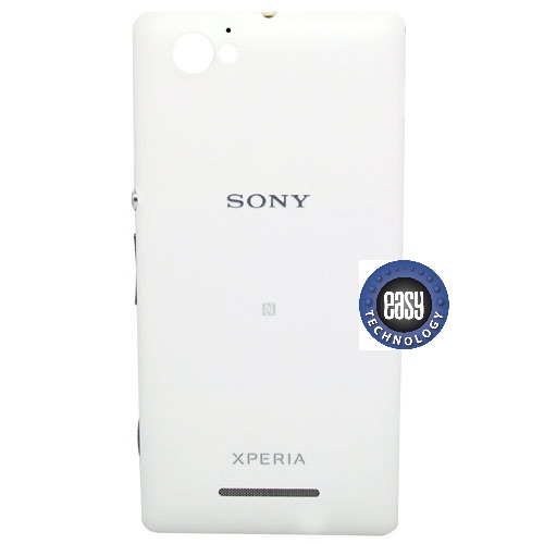 Sony Xperia M C1904 C1905 Battery Cover with Power Button, Volume Button and Antenna White (OEM)