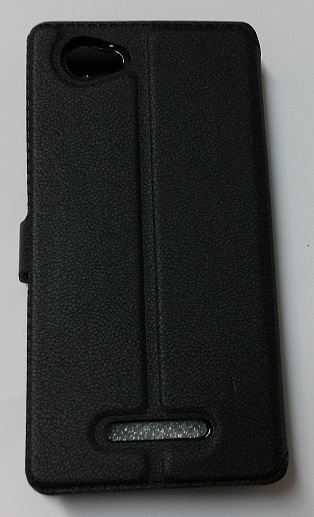Sony Xperia M C1904 C1905 - Δερμάτινη Θήκη Πορτοφόλι Με Μαγνητικό Φλιπ Μαύρη (OEM)
