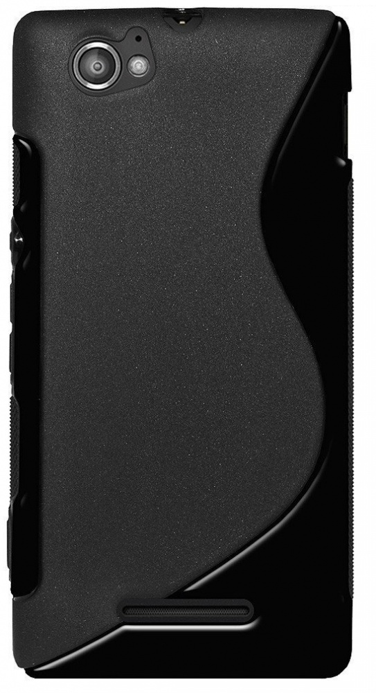 Sony Xperia M C1905 Gel TPU Θήκη S-Line Μαύρο OEM