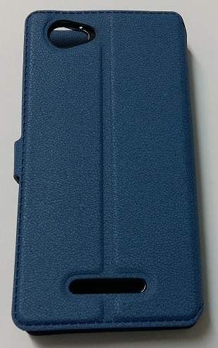 Sony Xperia M C1905 - Leather Wallet Stand Case With MAgneticFlip Blue (OEM)