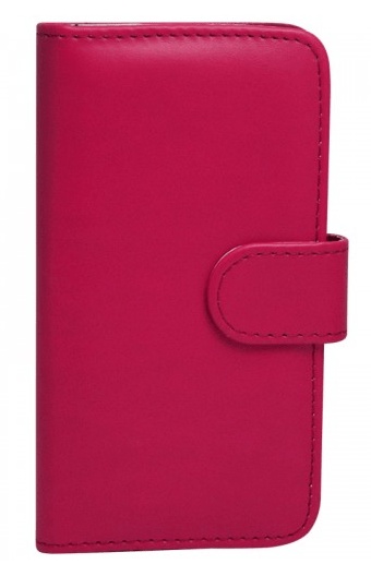 Sony Xperia M2 D2303 - Leather Wallet Case Magenta (OEM)