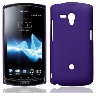Sony Xperia Neo L MT25i Θήκη Πλαστικό Πίσω Κάλυμμα Μωβ