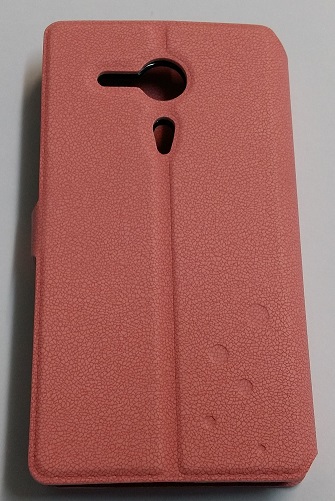 Sony Xperia SP M35h - Δερμάτινη Θήκη Πορτοφόλι Με Μαγνητικό Flip Ρόζ (OEM)