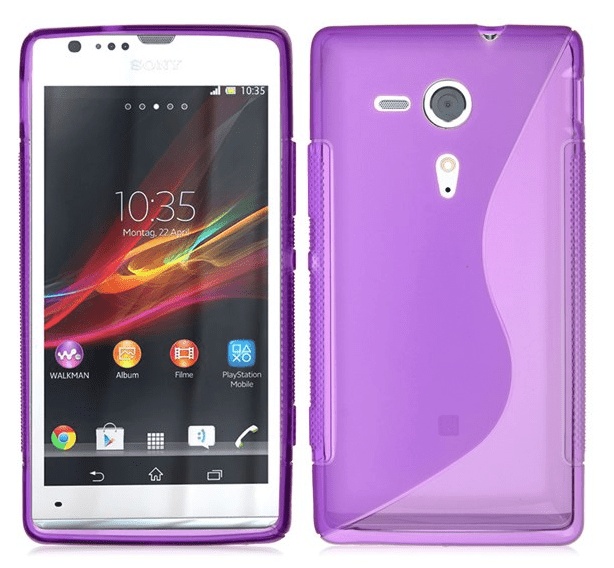 Sony Xperia SP Θήκη Σιλικόνης TPU S-Line - Μωβ