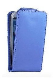 Sony Xperia T Lt30p Δερμάτινη θήκη Flip Μπλέ (OEM)