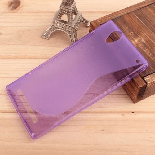 SONY XPERIA T2 ULTRA D5303 / Sony Xperia T2 Ultra Dual  D5322 - Θήκη TPU Gel S-Line Μώβ (ΟΕΜ)