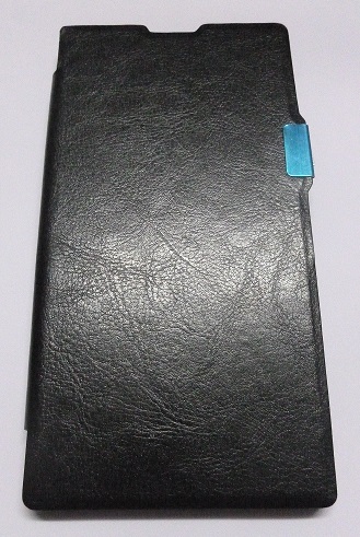 SONY XPERIA T2 ULTRA D5303 / Sony Xperia T2 Ultra Dual D5322 - Δερμάτινη Μαγνητική Θήκη Με Σκληρό Πίσω Κάλυμμα Μαύρο (ΟΕΜ)