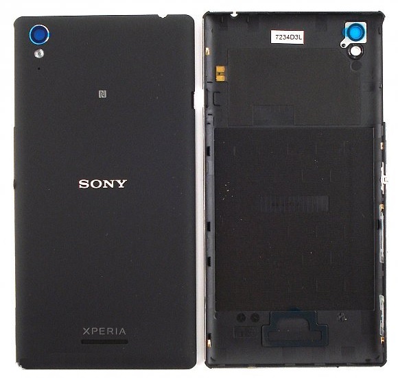 Sony Xperia T3 D5103 Genuine Battery Back Cover (Black) (SONY Ericsson)