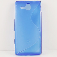 Sony Xperia U - TPU Gel Case S-Line Blue (OEM)
