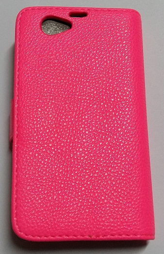 Sony Xperia Z1 Compact D5503 - Leather Wallet Case Magenta (OEM)