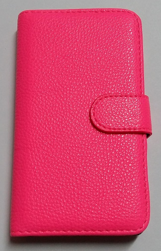 Sony Xperia Z1 Compact D5503 - Leather Wallet Case Magenta (OEM)