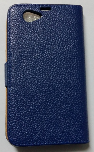 Sony Xperia Z1 Compact D5503 - Leather Wallet Case Blue (OEM)