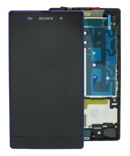 Sony Xperia Z1 L39H Complete Purple LCD with Frame (Bulk) (SONY Ericsson)