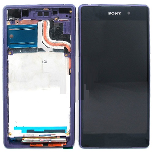 Sony Xperia Z2 Complete LCD & Digitizer with Frame Assembly (Purple) (Bulk) (SONY Ericsson)
