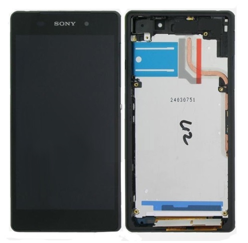 Sony Xperia Z2 Full LCD & Digitizer Assembly with Frame (Black) (SONY Ericsson)