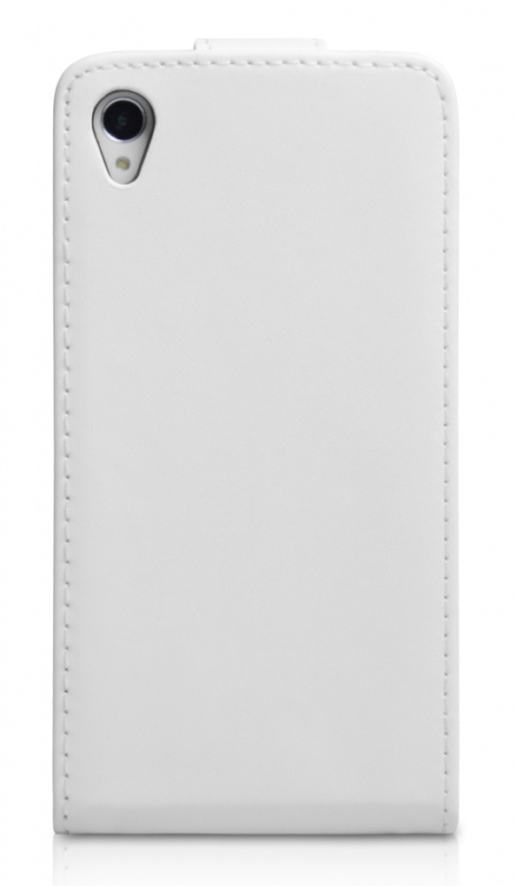 Sony Xperia Z2 - Δερμάτινη Θήκη Flip Λευκό (OEM)