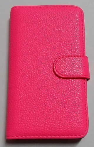 Sony Xperia Z2 - Leather Wallet Stand Case Magenta (OEM)