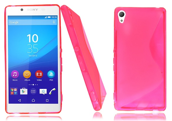 Sony Xperia Z3 Plus (E6553) - Θήκη TPU GEL S-Line Ρόζ (OEM)