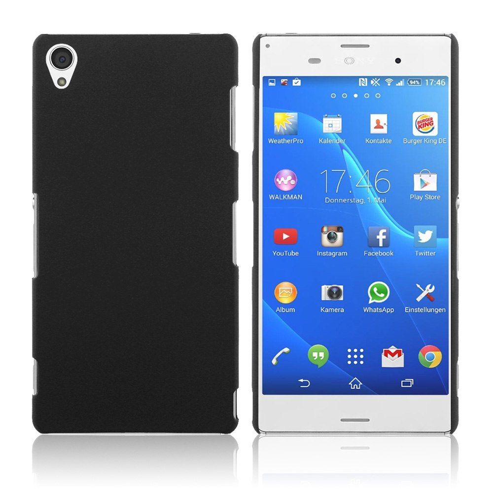 Sony Xperia Z3  -Plastic Back Cover Black (OEM)