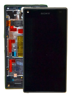 Sony Z5 Compact Complete LCD with Frame & Touchpad (Black) (1297-3728) (SONY Ericsson)