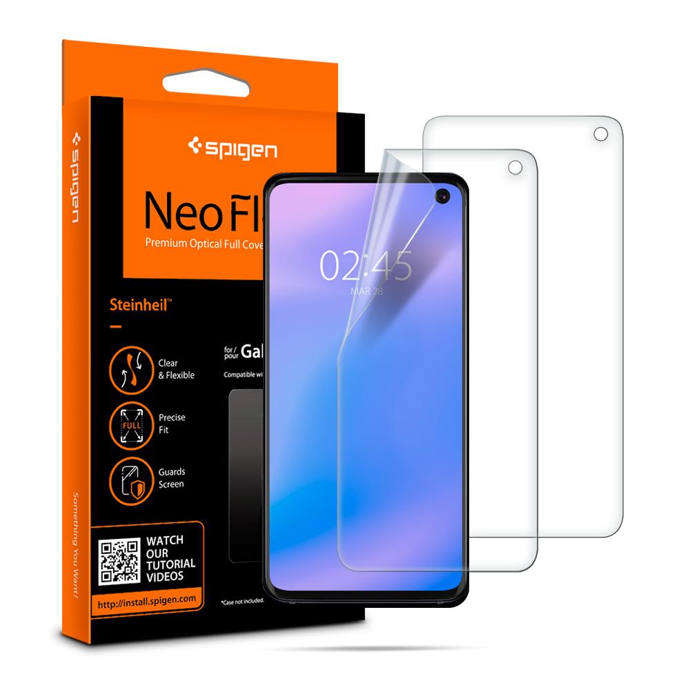 SPIGEN Neo Flex HD Screen Protector for Samsung Galaxy S10 (605FL25696) (2 Pack)