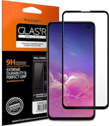 Spigen Oleophobic Glas.tR Full Face Tempered Glass Screen Protector for Samsung Galaxy S10e (Black)