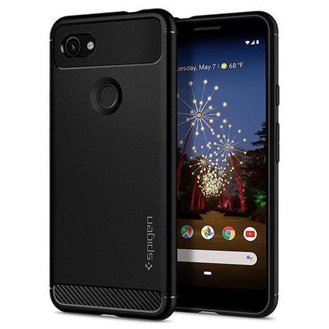 Case Spigen Rugged Armor Black - Google Pixel 3a XL (F22CS25957)